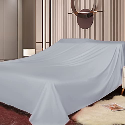EN AyuL Staubdichter Stoffbezug für Bett, Sofa, Möbelschutz, staubdichtes Tuch für Sofas, Nachttisch, Tische, Esstisch (240 x 350 cm, grau) von EN AyuL