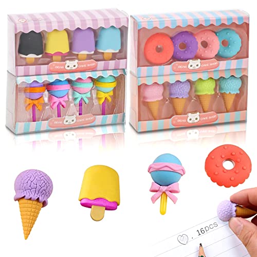 Kreatives Radiergummi, 16 Stücke Neuheit Kinder Radiergummi Radiergummi für Kinder Lovely Cartoon Radiergummi Radiergummi Set, Für Kinder Studenten Schulbedarf Schreibwaren Kreatives Radiergummi, 16 Stücke Neuheit Kinder Radiergummi Radiergummi für Kinder Lovely Cartoon Radiergummi Radiergummi Set, Für Kinder Studenten Schulbedarf Schreibwaren von ENAIAH