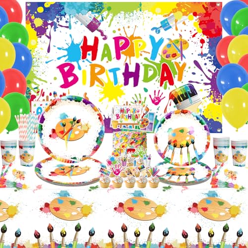 Dekoration für Geburtstagspartys, Teller, Tassen, Servietten, Tischdecke, Happy Birthday, Hintergrundballons, Kuchenaufsätze für Kinder, Künstler, Graffiti-Malerei, Geburtstagsparty-Gefälligkeiten Dekoration für Geburtstagspartys, Teller, Tassen, Servietten, Tischdecke, Happy Birthday, Hintergrundballons, Kuchenaufsätze für Kinder, Künstler, Graffiti-Malerei, Geburtstagsparty-Gefälligkeiten von ENCETARDE