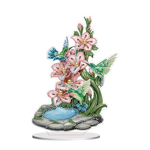ENCOMAG DIY Diamond Painting Desktop Deko,Rose Schmetterling Blumen Vögel Tischdeko,Diamant Painting,Diamant Malerei Tisch Ornamente für Zuhause,Büro,Dekoration,Geschenk für Familie (Wasser fließt) ENCOMAG DIY Diamond Painting Desktop Deko,Rose Schmetterling Blumen Vögel Tischdeko,Diamant Painting,Diamant Malerei Tisch Ornamente für Zuhause,Büro,Dekoration,Geschenk für Familie (Wasser fließt) von ENCOMAG