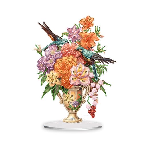 ENCOMAG DIY Diamond Painting Desktop Deko,Rose Schmetterling Blumen Vögel Tischdeko,Diamant Painting,Diamant Malerei Tisch Ornamente für Zuhause,Büro,Dekoration,Geschenk für Familie ENCOMAG DIY Diamond Painting Desktop Deko,Rose Schmetterling Blumen Vögel Tischdeko,Diamant Painting,Diamant Malerei Tisch Ornamente für Zuhause,Büro,Dekoration,Geschenk für Familie von ENCOMAG
