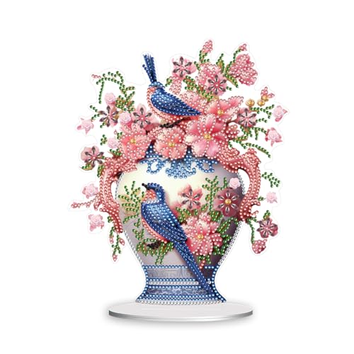 ENCOMAG DIY Diamond Painting Desktop Deko,Rose Schmetterling Blumen Vögel Tischdeko,Diamant Painting,Diamant Malerei Tisch Ornamente für Zuhause,Büro,Dekoration,Geschenk für Familie ENCOMAG DIY Diamond Painting Desktop Deko,Rose Schmetterling Blumen Vögel Tischdeko,Diamant Painting,Diamant Malerei Tisch Ornamente für Zuhause,Büro,Dekoration,Geschenk für Familie von ENCOMAG
