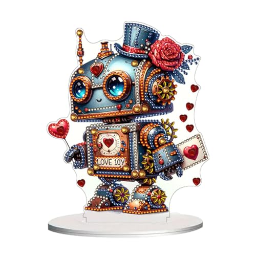 ENCOMAG DIY Diamond Painting Tischdeko,Acryl mechanische Roboter Tischplatte,Diamant Malerei Tisch Deko Ornament,Diamant Painting Kunst Desktop Deko für Zuhause,Büro,Schreibtisch,Geschenk ENCOMAG DIY Diamond Painting Tischdeko,Acryl mechanische Roboter Tischplatte,Diamant Malerei Tisch Deko Ornament,Diamant Painting Kunst Desktop Deko für Zuhause,Büro,Schreibtisch,Geschenk von ENCOMAG