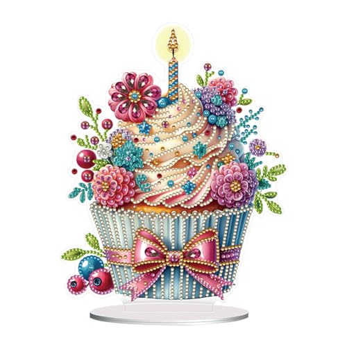 ENCOMAG Diamant-Malerei, Cupcake, Desktop-Ornamente, DIY, Herz, Dessert, Diamantkunst, Tisch, Malen nach Zahlen, Mosaik, Kunsthandwerk, Zuhause, Wohnzimmer, Büro, Tischdekoration, Geschenk ENCOMAG Diamant-Malerei, Cupcake, Desktop-Ornamente, DIY, Herz, Dessert, Diamantkunst, Tisch, Malen nach Zahlen, Mosaik, Kunsthandwerk, Zuhause, Wohnzimmer, Büro, Tischdekoration, Geschenk von ENCOMAG