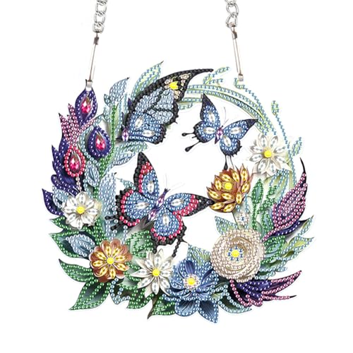 ENCOMAG Türkranz frühling Kranz Deko, Diamond Painting Kranz, Sommer Blumen Kranz Girlande Willkommen Girlande Türkranz Sommer Wandkranz Deko für Hochzeit Wohnzimmer ENCOMAG Türkranz frühling Kranz Deko, Diamond Painting Kranz, Sommer Blumen Kranz Girlande Willkommen Girlande Türkranz Sommer Wandkranz Deko für Hochzeit Wohnzimmer von ENCOMAG