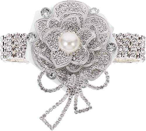 ENESEA Hochzeits-Handgelenk-Blume, Korsage, Handgelenk-Corsage, Strass, Handgelenk-Blume, Korsage, Hochzeitsstrauß, Korsagen, Blume, Handgelenk-Ansteckblumen, Hochzeits-Braut-Korsagen-Zubehör (Silber ENESEA Hochzeits-Handgelenk-Blume, Korsage, Handgelenk-Corsage, Strass, Handgelenk-Blume, Korsage, Hochzeitsstrauß, Korsagen, Blume, Handgelenk-Ansteckblumen, Hochzeits-Braut-Korsagen-Zubehör (Silber von ENESEA