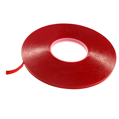 YINETTECH Starkes, transparentes Acryl-Klebeband, 2-seitiges Klebeband, 6 mm x 33 m x 0,8 mm, perfekt für LED-Streifen-Montage im Innen- und Außenbereich YINETTECH Starkes, transparentes Acryl-Klebeband, 2-seitiges Klebeband, 6 mm x 33 m x 0,8 mm, perfekt für LED-Streifen-Montage im Innen- und Außenbereich von ENET