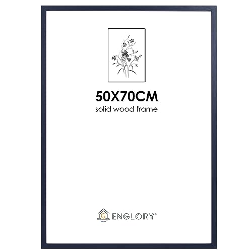 ENGLORY 50x70 cm Schwarzer Holz Bilderrahmen, 1er Set Schwarzer Holz 50x70 cm Fotorahmen mit Plexi-glass front für Urkunde/Bild/Poster/Gemälde, Wandhalterung für Wanddekoration ENGLORY 50x70 cm Schwarzer Holz Bilderrahmen, 1er Set Schwarzer Holz 50x70 cm Fotorahmen mit Plexi-glass front für Urkunde/Bild/Poster/Gemälde, Wandhalterung für Wanddekoration von ENGLORY