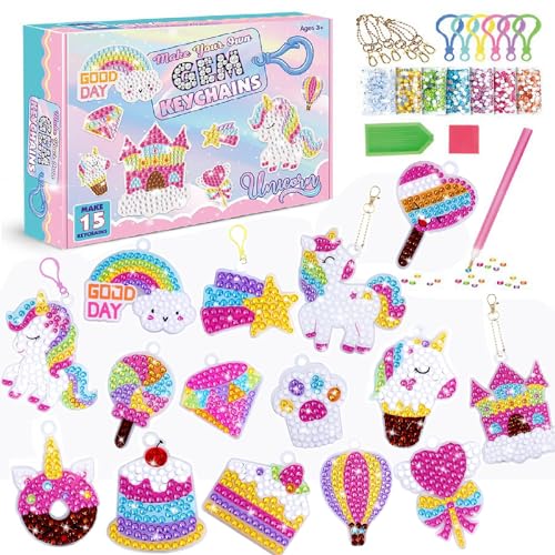 ENIKMOSD Diamond Painting kinder Einhorn,15 Stück 5D DIY Diamant Painting Einhorn Schlüsselanhänger Bastelset,Glitzer Basteln Mädchen,Bastelset Geschenke für Mädchen Kinder ab 6-12 Jahre ENIKMOSD Diamond Painting kinder Einhorn,15 Stück 5D DIY Diamant Painting Einhorn Schlüsselanhänger Bastelset,Glitzer Basteln Mädchen,Bastelset Geschenke für Mädchen Kinder ab 6-12 Jahre von ENIKMOSD