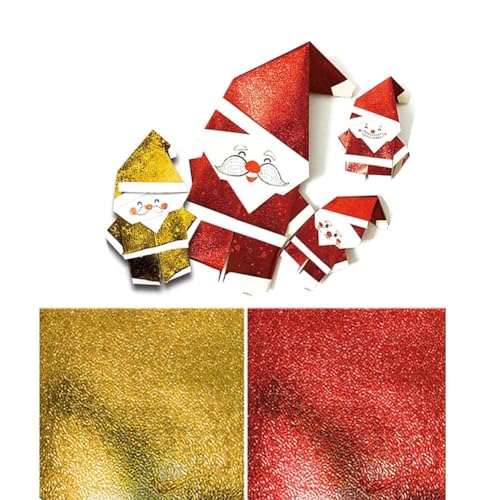 36x ENIXWH Origami Papier Flash Craft Paper Weihnachten Rot Gold Bastelpapier Origamipapier Zweiseitig Faltpapier für Kinder 36x ENIXWH Origami Papier Flash Craft Paper Weihnachten Rot Gold Bastelpapier Origamipapier Zweiseitig Faltpapier für Kinder von ENIXWH