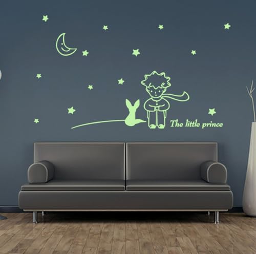 ENIXWH Wandsticker Kleine Prinz Leuchtend Wandtattoo Wandaufkleber für Kinder Baby Raumdekoration Wandbild Kunst Geschenk ENIXWH Wandsticker Kleine Prinz Leuchtend Wandtattoo Wandaufkleber für Kinder Baby Raumdekoration Wandbild Kunst Geschenk von ENIXWH