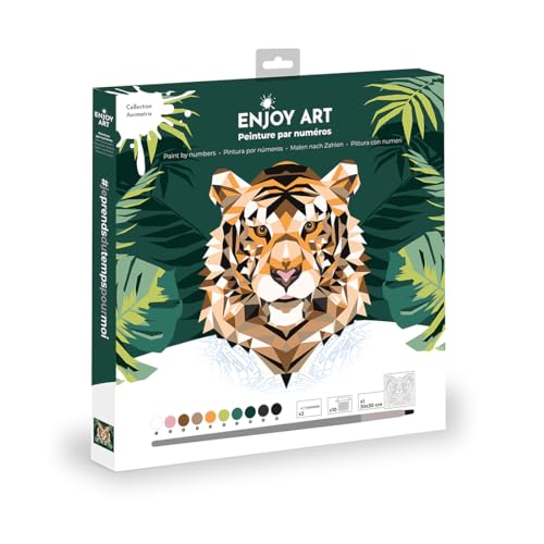 ENJOY ART Malen nach Zahlen, Tiger, 30 x 30 cm ENJOY ART Malen nach Zahlen, Tiger, 30 x 30 cm von ENJOYART