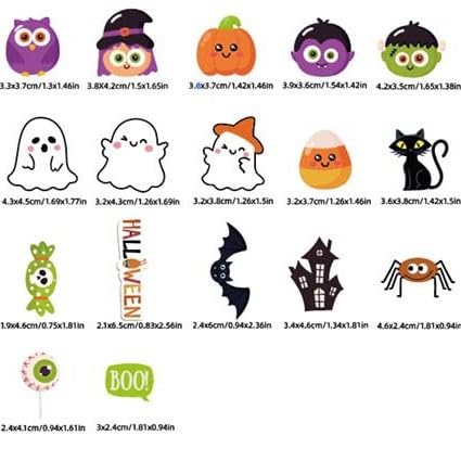 ENLACE 60 Stück Halloween Tortendeko für Halloween-Partydekorationen A ENLACE 60 Stück Halloween Tortendeko für Halloween-Partydekorationen A von ENLACE