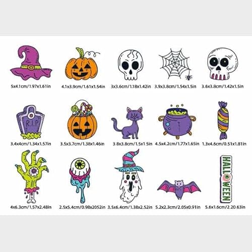 ENLACE 60 Stück Halloween Tortendeko für Halloween-Partydekorationen B ENLACE 60 Stück Halloween Tortendeko für Halloween-Partydekorationen B von ENLACE