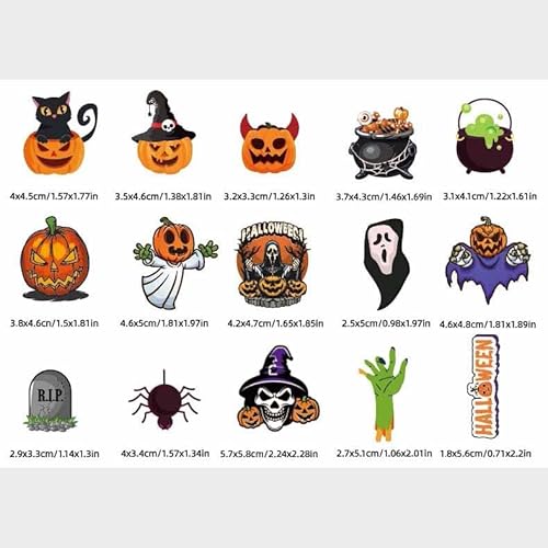 ENLACE 60 Stück Halloween Tortendeko für Halloween-Partydekorationen C ENLACE 60 Stück Halloween Tortendeko für Halloween-Partydekorationen C von ENLACE