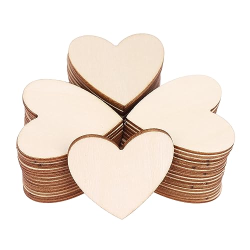 ENLACE Holzherzen zum Basteln, 50 Stück 5cm Holzscheiben Hochzeit Deko, DIY Handgemachtes Holz Herzen Deko, Holzherzen für Hochzeit Gästebuch Beschriften Party Tischdeko ENLACE Holzherzen zum Basteln, 50 Stück 5cm Holzscheiben Hochzeit Deko, DIY Handgemachtes Holz Herzen Deko, Holzherzen für Hochzeit Gästebuch Beschriften Party Tischdeko von ENLACE