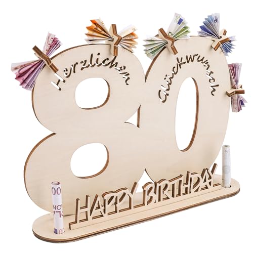 ENLACE Holzschild Gästebuch, 80 Geburtstag Mann Frau Deko, Holz Schild Gästebuch mit Ständer und 5 Holzpentagramme Deko Geburtstagsgeschenk, Geburtstag Deko für Frauen & Männer ENLACE Holzschild Gästebuch, 80 Geburtstag Mann Frau Deko, Holz Schild Gästebuch mit Ständer und 5 Holzpentagramme Deko Geburtstagsgeschenk, Geburtstag Deko für Frauen & Männer von ENLACE