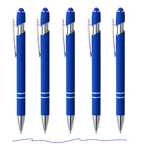 ENLACE Kugelschreiber Ergonomische Hochwertig Kugelschreiber Blau 5 Stück,Rutschfeste Griffzone Kuli Metall Kugelschreiber Set für Büro und Haushalt, Strichstärke 0,7 mm ENLACE Kugelschreiber Ergonomische Hochwertig Kugelschreiber Blau 5 Stück,Rutschfeste Griffzone Kuli Metall Kugelschreiber Set für Büro und Haushalt, Strichstärke 0,7 mm von ENLACE