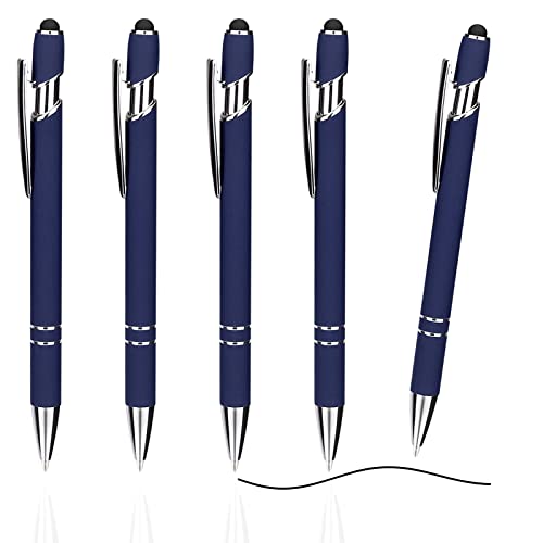 ENLACE Kugelschreiber Hochwertig Ergonomische Kugelschreiber 5 Stück,Schwarze Tinte Kugelschreiber mit Rutschfeste Griffzone,Kuli Metall Kugelschreiber Set für Büro und Haushalt ENLACE Kugelschreiber Hochwertig Ergonomische Kugelschreiber 5 Stück,Schwarze Tinte Kugelschreiber mit Rutschfeste Griffzone,Kuli Metall Kugelschreiber Set für Büro und Haushalt von ENLACE
