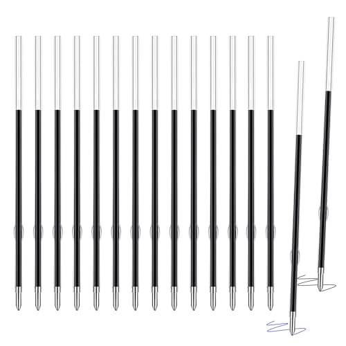 ENLACE Kugelschreiberminen Blau&Schwarz,60 Stück Kugelschreiber Ersatzminen,Einziehbare Stift Nachfüllungen 1,0mm Strichstärke,Kugelschreiberminen Schwarz 98mm Länge,Kunststoff Kugelschreiber Minen ENLACE Kugelschreiberminen Blau&Schwarz,60 Stück Kugelschreiber Ersatzminen,Einziehbare Stift Nachfüllungen 1,0mm Strichstärke,Kugelschreiberminen Schwarz 98mm Länge,Kunststoff Kugelschreiber Minen von ENLACE