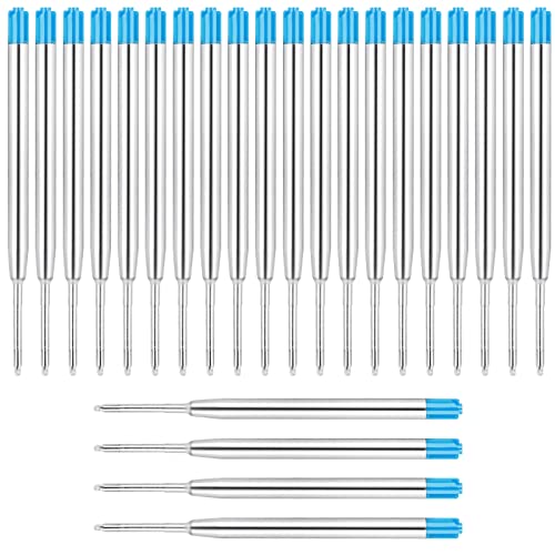 ENLACE Kugelschreiberminen Großraumminen Metall Kugelschreiber Ersatzminen für das G2-Format,24 x Kompatible Set Minen 1,0mm Strichstärke M,Schreibfarbe Blau von ENLACE