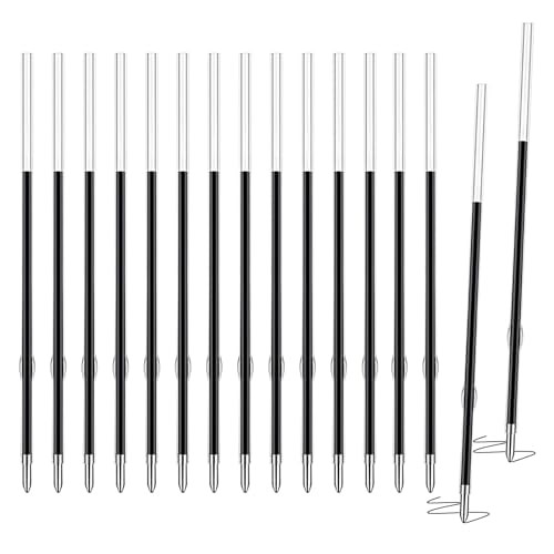 ENLACE Kugelschreiberminen Schwarz, 60 Stück Kugelschreiber Ersatzminen, Einziehbare Stift Nachfüllungen 1,0mm Strichstärke, Kugelschreiberminen Schwarz 98mm Länge, Kunststoff Kugelschreiber Minen ENLACE Kugelschreiberminen Schwarz, 60 Stück Kugelschreiber Ersatzminen, Einziehbare Stift Nachfüllungen 1,0mm Strichstärke, Kugelschreiberminen Schwarz 98mm Länge, Kunststoff Kugelschreiber Minen von ENLACE