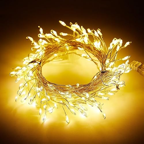 ENLACE LED Lichterkette, 1,5m, 50 LEDs, Warmweiß, Silberdraht, Batteriebetrieben mit Blinkfunktion ENLACE LED Lichterkette, 1,5m, 50 LEDs, Warmweiß, Silberdraht, Batteriebetrieben mit Blinkfunktion von ENLACE