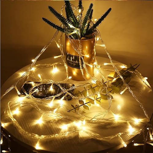 ENLACE LED Lichterkette, 6 Meter, 40 LEDs, Warmweiß, Batteriebetrieben mit Blinkfunktion ENLACE LED Lichterkette, 6 Meter, 40 LEDs, Warmweiß, Batteriebetrieben mit Blinkfunktion von ENLACE
