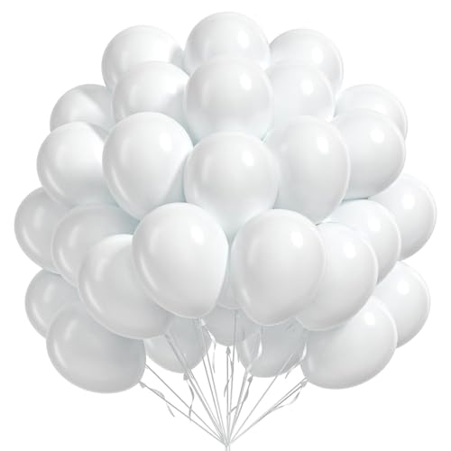 ENLACE Luftballons Weiß, 100 Stück 10 Zoll Makronen Weiß Luftballon, Weiße Luftballons Hochzeit, Latex Ballons für Hochzeit Geburtstag Babyparty Baby Shower Verlobung Party Deko ENLACE Luftballons Weiß, 100 Stück 10 Zoll Makronen Weiß Luftballon, Weiße Luftballons Hochzeit, Latex Ballons für Hochzeit Geburtstag Babyparty Baby Shower Verlobung Party Deko von ENLACE