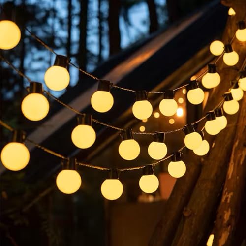 ENLACE Lichterkette Kugeln, 2,5M 10 LED Warmweiß Kugel Lichterkette Batteriebetriebene, Shatterproof LED Birnen Lichterkette für Schlafzimmer Camping Balkon Weihnachten Dekoration ENLACE Lichterkette Kugeln, 2,5M 10 LED Warmweiß Kugel Lichterkette Batteriebetriebene, Shatterproof LED Birnen Lichterkette für Schlafzimmer Camping Balkon Weihnachten Dekoration von ENLACE