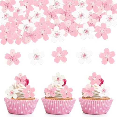 ENLACE Rosa Blumen Cupcake Topper von ENLACE