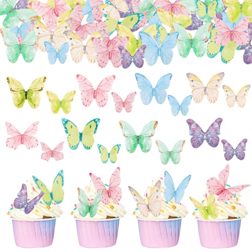 ENLACE Essbare Schmetterlinge Deko Torte,40 Stück Schmetterlinge Tortendeko Essbar,Schmetterlings Cupcake Toppers Essbar,Essbare Schmetterlinge für Torte zum Geburtstag Taufe Hochzeit ENLACE Essbare Schmetterlinge Deko Torte,40 Stück Schmetterlinge Tortendeko Essbar,Schmetterlings Cupcake Toppers Essbar,Essbare Schmetterlinge für Torte zum Geburtstag Taufe Hochzeit von ENLACE