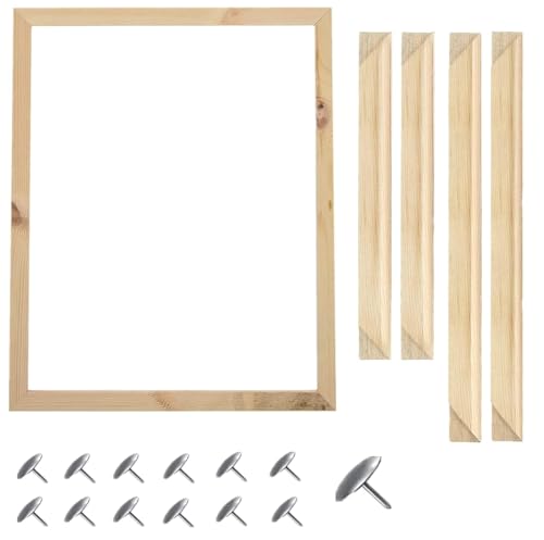 ENLAYER Bilderrahmen aus Holz, geeignet für Heimdekoration, Malerei, digitale Diamant-Zeichnung, Bilder, 20 x 20 cm, Bilderrahmen für die Wand, 2 Stück - 50 x 50 cm, 2 Stück von ENLAYER