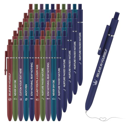 ENOMY 50 PC Kugelschreiber Personalisiert im Bulk Kugelschreiber mit individuellem Logo/Text Schwarz Ideal als Geschenk für Geburtstag Weihnachten Unternehmen Hochschulen BürosMischfarben ENOMY 50 PC Kugelschreiber Personalisiert im Bulk Kugelschreiber mit individuellem Logo/Text Schwarz Ideal als Geschenk für Geburtstag Weihnachten Unternehmen Hochschulen BürosMischfarben von ENOMY