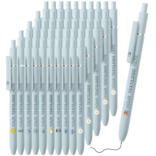 ENOMY 50 PC Kugelschreiber Personalisiert mit Logo/Text Kugelschreiber in Bulk Schwarz Werbekugelschreiber für Unternehmen Büros Hochschulen für Weihnachten Geburtstag Blau ENOMY 50 PC Kugelschreiber Personalisiert mit Logo/Text Kugelschreiber in Bulk Schwarz Werbekugelschreiber für Unternehmen Büros Hochschulen für Weihnachten Geburtstag Blau von ENOMY