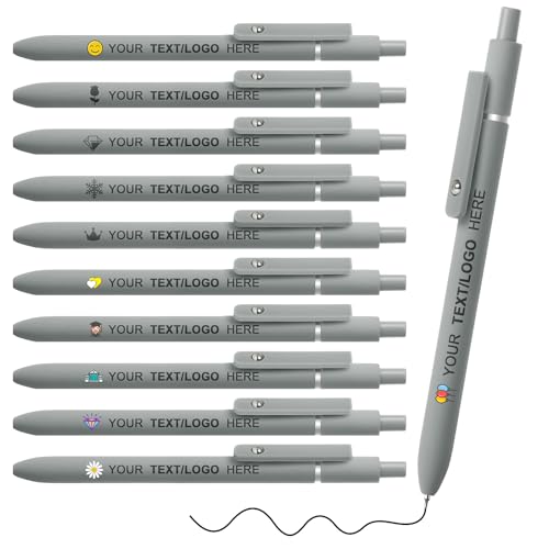 ENOMY Kugelschreiber Personalisiert mit Gravur/Logo/Name Kugelschreiber Hochwertig in Großpackung mit Schwarzer Tinte Stift Personalisiert Personalisierte Geschenke für Firmen Büros Hochschu ENOMY Kugelschreiber Personalisiert mit Gravur/Logo/Name Kugelschreiber Hochwertig in Großpackung mit Schwarzer Tinte Stift Personalisiert Personalisierte Geschenke für Firmen Büros Hochschu von ENOMY