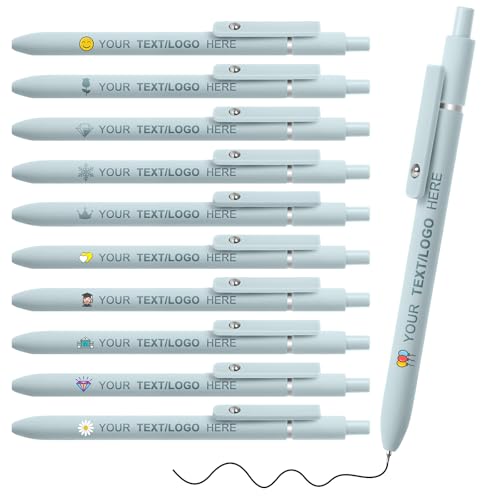 ENOMY Kugelschreiber Personalisiert mit Gravur/Logo/Name Kugelschreiber Hochwertig in Großpackung mit Schwarzer Tinte Stift Personalisiert Personalisierte Geschenke für Firmen Büros Hochschu ENOMY Kugelschreiber Personalisiert mit Gravur/Logo/Name Kugelschreiber Hochwertig in Großpackung mit Schwarzer Tinte Stift Personalisiert Personalisierte Geschenke für Firmen Büros Hochschu von ENOMY