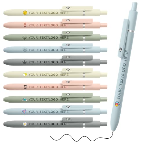 ENOMY Kugelschreiber Personalisiert mit Gravur/Logo/Name Kugelschreiber Hochwertig in Großpackung mit Schwarzer Tinte Stift Personalisiert Personalisierte Geschenke für Firmen Büros Hochschu ENOMY Kugelschreiber Personalisiert mit Gravur/Logo/Name Kugelschreiber Hochwertig in Großpackung mit Schwarzer Tinte Stift Personalisiert Personalisierte Geschenke für Firmen Büros Hochschu von ENOMY