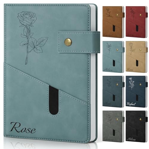 ENOMY Notizbuch A5 Personalisiert Tagebuch Leder Individuelles Notizheft mit Namen Bild Hardcover Notizbuch für Business Studium Geschenke ENOMY Notizbuch A5 Personalisiert Tagebuch Leder Individuelles Notizheft mit Namen Bild Hardcover Notizbuch für Business Studium Geschenke von ENOMY