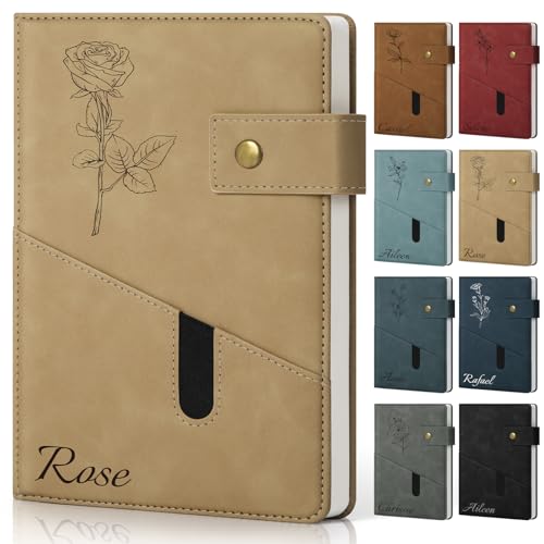 ENOMY Notizbuch A5 Personalisiert Tagebuch Leder Individuelles Notizheft mit Namen Bild Hardcover Notizbuch für Business Studium Geschenke ENOMY Notizbuch A5 Personalisiert Tagebuch Leder Individuelles Notizheft mit Namen Bild Hardcover Notizbuch für Business Studium Geschenke von ENOMY