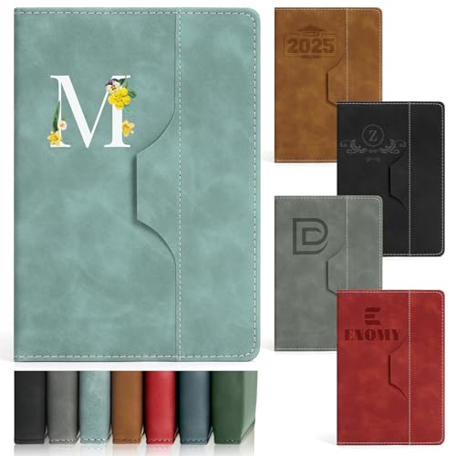 ENOMY Notizbuch Personalisiert A5 Leder Tägliches Personalisiertes Notizbuch für Männer Frauen 240 Seiten Notizheft mit Namen Hardcover Liniertes für Arbeit Meeting College Business Hellblau ENOMY Notizbuch Personalisiert A5 Leder Tägliches Personalisiertes Notizbuch für Männer Frauen 240 Seiten Notizheft mit Namen Hardcover Liniertes für Arbeit Meeting College Business Hellblau von ENOMY