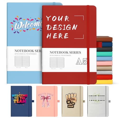 ENOMY Personalisiert Notizbuch A0 Tagebuch Liniertes Personalisiertes Notizheft mit Logo/Text Hardcover-Notizbuch für Büro Schule Rot ENOMY Personalisiert Notizbuch A0 Tagebuch Liniertes Personalisiertes Notizheft mit Logo/Text Hardcover-Notizbuch für Büro Schule Rot von ENOMY