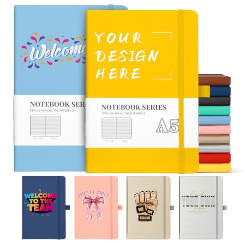 ENOMY Personalisiert Notizbuch A2 Tagebuch Liniertes Personalisiertes Notizheft mit Logo/Text Hardcover-Notizbuch für Büro Schule Gelb ENOMY Personalisiert Notizbuch A2 Tagebuch Liniertes Personalisiertes Notizheft mit Logo/Text Hardcover-Notizbuch für Büro Schule Gelb von ENOMY