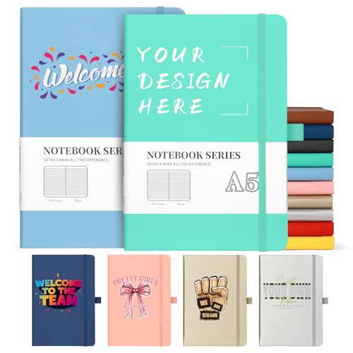 ENOMY Personalisiert Notizbuch A2 Tagebuch Liniertes Personalisiertes Notizheft mit Logo/Text Hardcover-Notizbuch für Büro Schule Grün ENOMY Personalisiert Notizbuch A2 Tagebuch Liniertes Personalisiertes Notizheft mit Logo/Text Hardcover-Notizbuch für Büro Schule Grün von ENOMY