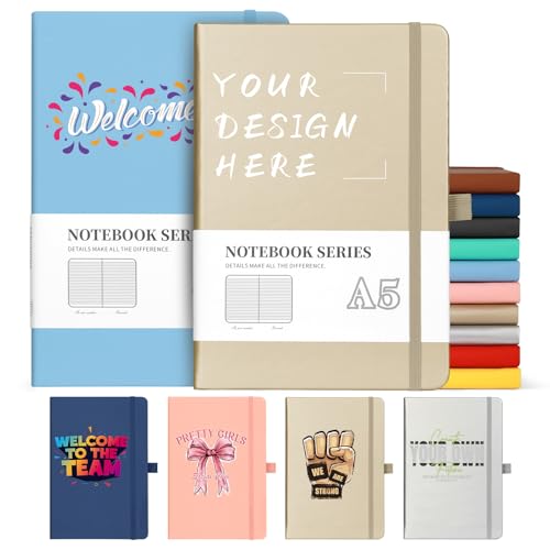 ENOMY Personalisiert Notizbuch A3 Tagebuch Liniertes Personalisiertes Notizheft mit Logo/Text Hardcover-Notizbuch für Büro Schule Gold ENOMY Personalisiert Notizbuch A3 Tagebuch Liniertes Personalisiertes Notizheft mit Logo/Text Hardcover-Notizbuch für Büro Schule Gold von ENOMY