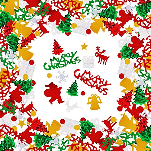 Weihnachten Konfetti Tischdeko Merry Christmas Weihnachtsmann Rentier Schneeflocke Weihnachtsbaum Konfetti für Weihnachten Party Dekoration Weihnachten Konfetti Tischdeko Merry Christmas Weihnachtsmann Rentier Schneeflocke Weihnachtsbaum Konfetti für Weihnachten Party Dekoration von ENSTAB