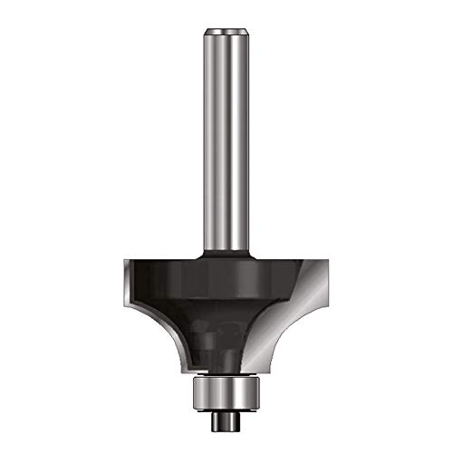 ENT 09892 Viertelstabfräser HW, Schaft (S) 12 mm, Durchmesser (D) 28,7 mm, NL 12,7 mm, R 8 mm, SL 40 mm, mit Kugellager von ENT European Norm Tools