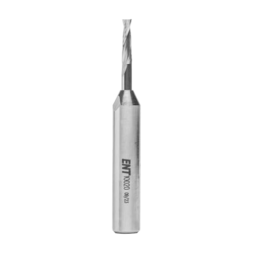 ENT 10020 Spiralnutfräser Premium VHW, Schaft (S) 8 mm, Durchmesser (D) 3 mm, NL 12 mm, GL 60 mm von ENT European Norm Tools