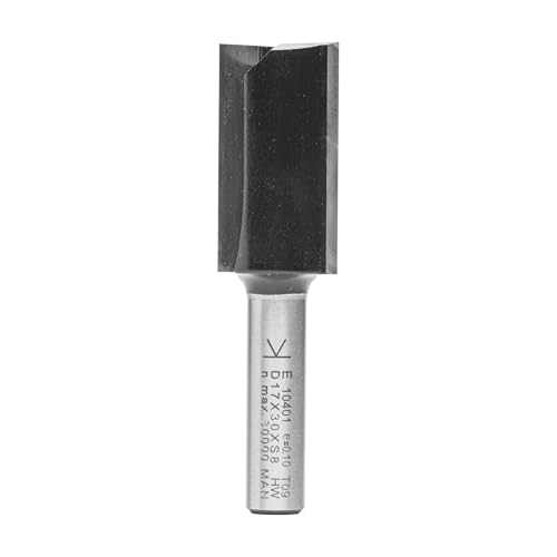 ENT 10401 Nutfräser HW, Schaft (S) 8 mm, Durchmesser (D) 17 mm, NL 30 mm, SL 32 mm, GL 62 mm von ENT European Norm Tools