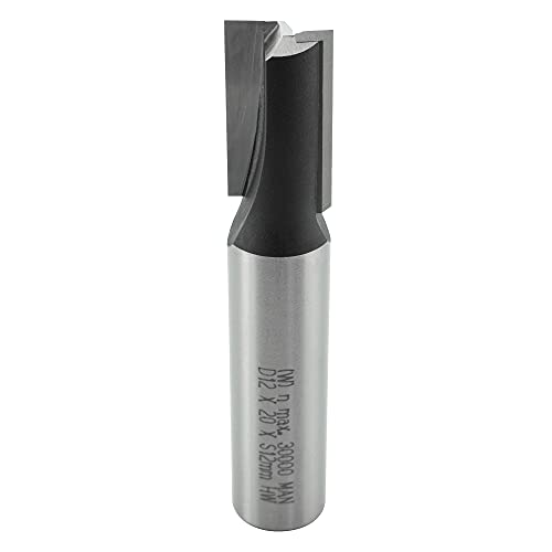 ENT 10524 Nutfräser HW, Schaft (S) 12 mm, Durchmesser (D) 12 mm, NL 20 mm, SL 40 mm, GL 64 mm von ENT European Norm Tools
